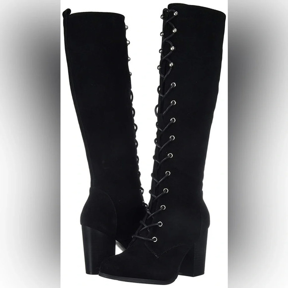 Xoxo Marik Corset Boot, Black - Picture 1 of 16